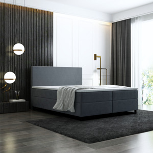 Box spring postel Bodie "2" 140x200 cm grafit